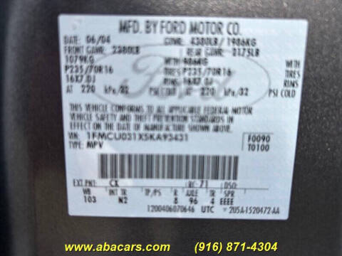 2005 Ford Escape XLT