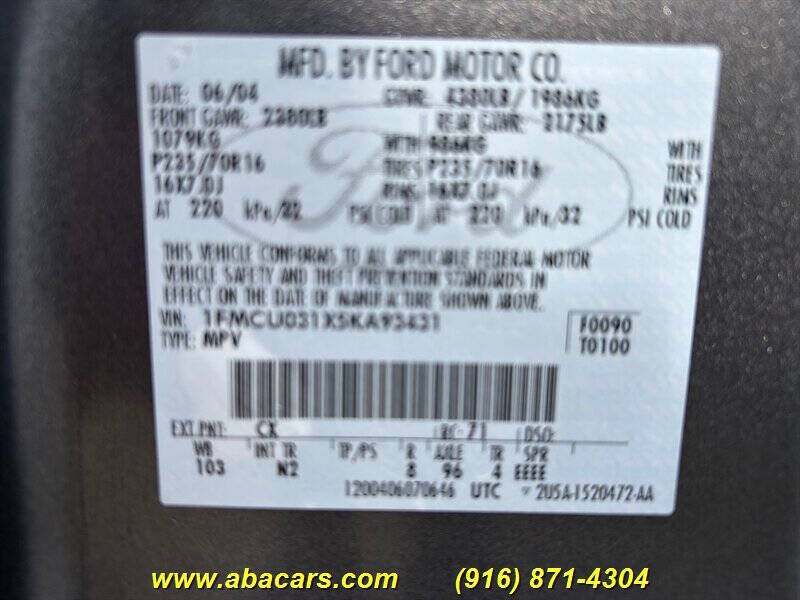 2005 Ford Escape XLT