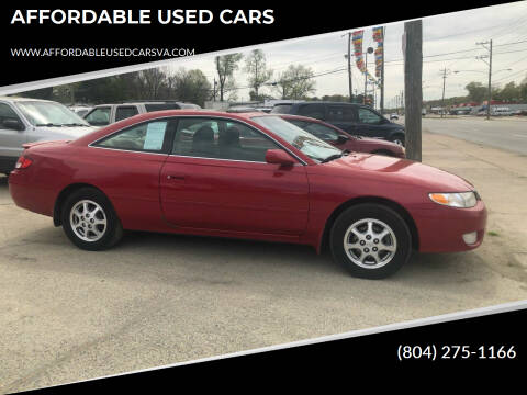 2001 Toyota Camry Solara for sale at AFFORDABLE USED CARS in North Chesterfield VA