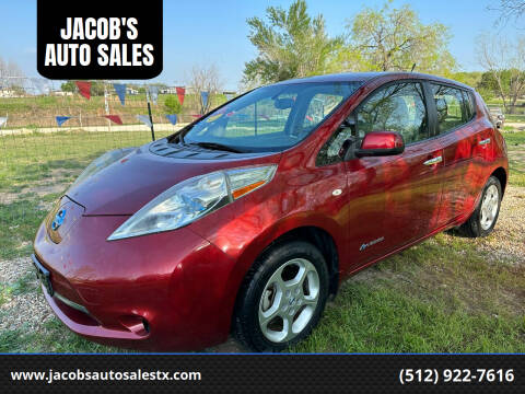 2012 Nissan LEAF for sale at JACOB'S AUTO SALES in Kyle TX