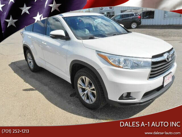 2015 Toyota Highlander for sale at Dales A-1 Auto Inc in Jamestown ND