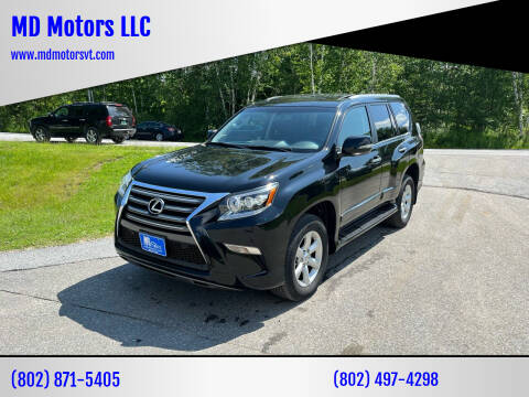 2016 Lexus GX 460 for sale at MD Motors LLC in Williston VT