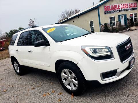 2013 GMC Acadia for sale at Reliable Cars Sales in Michigan City IN