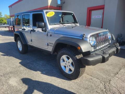 2016 Jeep Wrangler Unlimited for sale at Richardson Sales, Service & Powersports in Highland IN