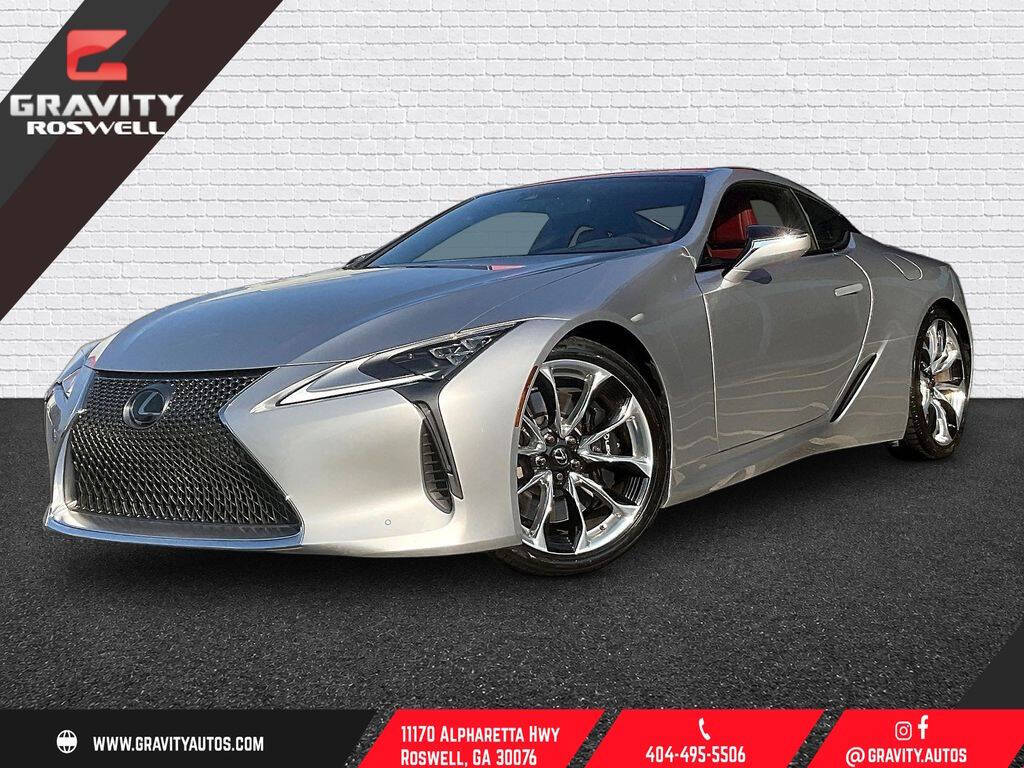Silver 2021 Lexus LC 500 Base 2dr Coupe 1