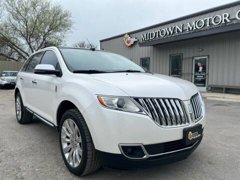 2013 Lincoln MKX for sale at Midtown Motor Company in San Antonio TX
