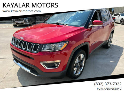 2017 Jeep Compass for sale at KAYALAR MOTORS SUPPORT CENTER in Houston TX