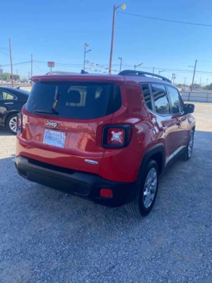 2017 Jeep Renegade for sale at COOK MOTOR CO LLC in Wichita Falls, TX