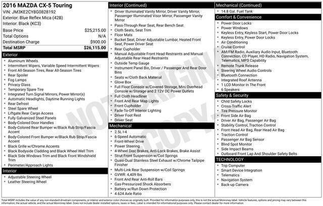 2016 Mazda CX-5 Touring's photo