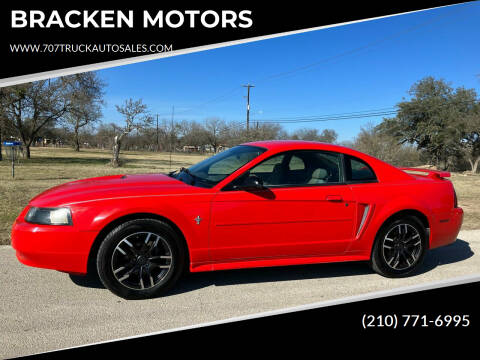 2001 Ford Mustang for sale at BRACKEN MOTORS in San Antonio TX