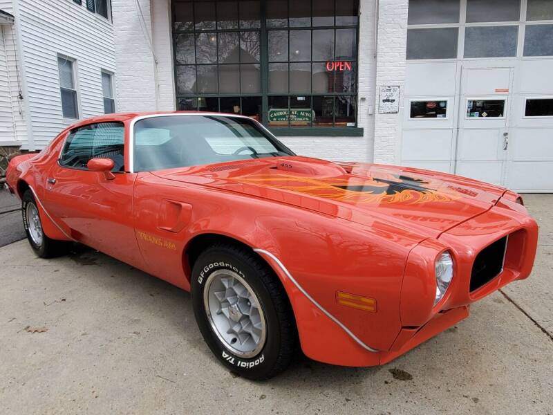 1973 Pontiac Trans Am for sale at Carroll Street Auto in Manchester NH