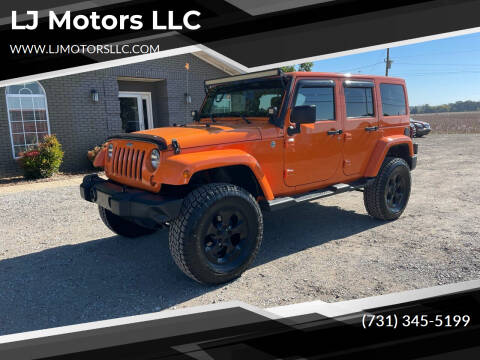 2013 Jeep Wrangler Unlimited for sale at LJ Motors LLC in Three Way TN