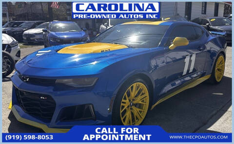 2017 Chevrolet Camaro for sale at Carolina Pre-Owned Autos Inc in Durham NC