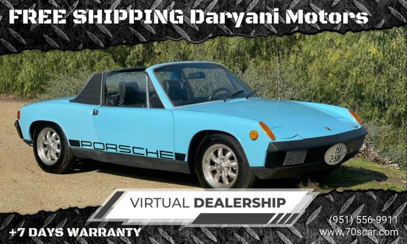 1974 Porsche 914 for sale at FREE SHIPPING  Daryani Motors in Riverside CA