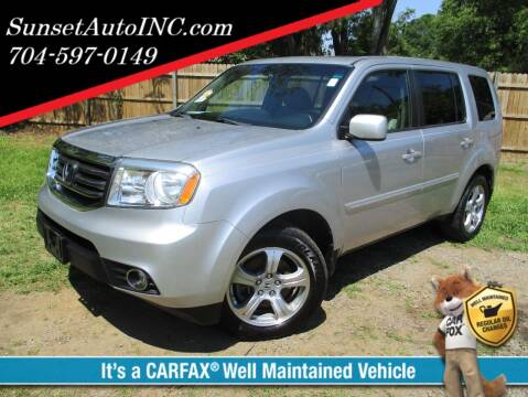 2013 Honda Pilot for sale at Sunset Auto in Charlotte NC