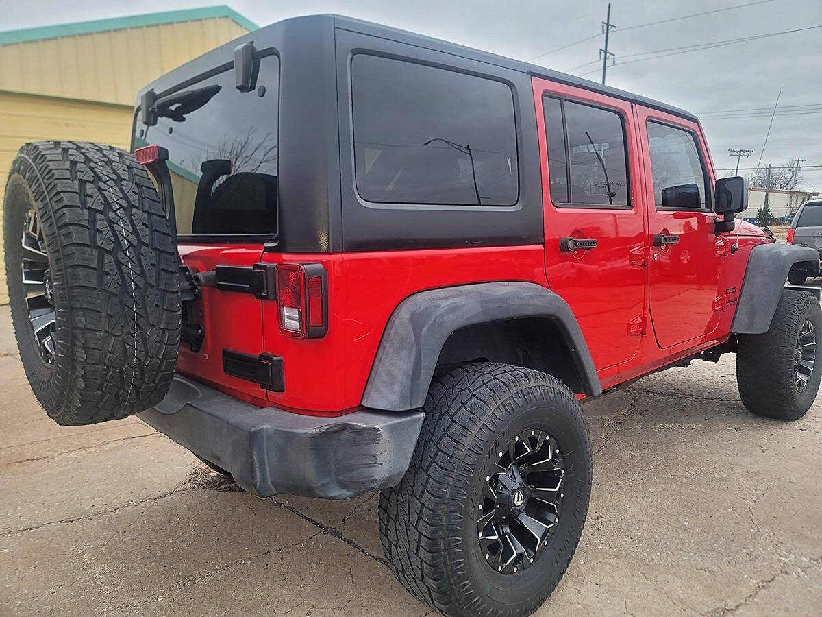 2015 Jeep Wrangler Unlimited for sale at Approved Auto Sales in Oklahoma City, OK