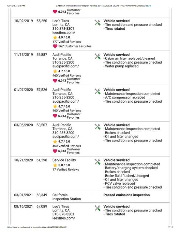 2011 Audi A8 quattro