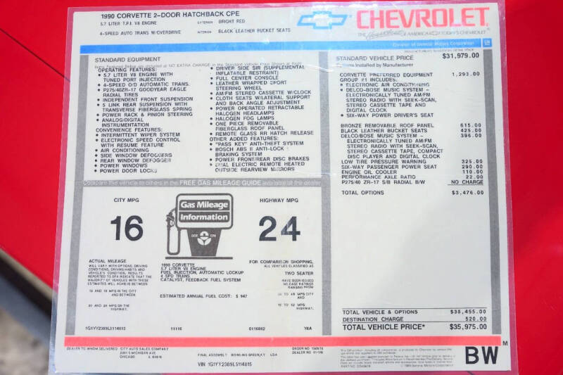 1990 Chevrolet Corvette