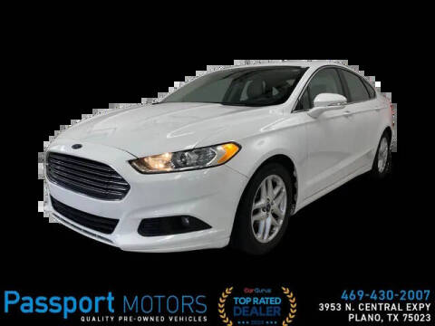 2016 Ford Fusion for sale at Passport Motors Auto Leasing in Plano TX