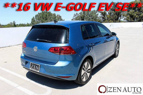 2016 Volkswagen e-Golf SE