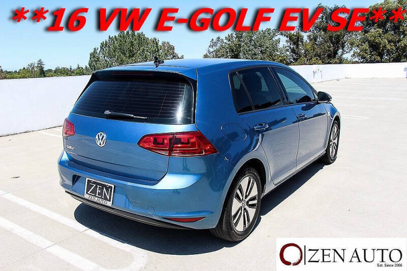 2016 Volkswagen e-Golf SE