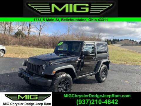 2017 Jeep Wrangler for sale at MIG Chrysler Dodge Jeep Ram in Bellefontaine OH