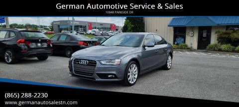 2013 Audi A4 for sale at German Automotive Service & Sales in Knoxville TN