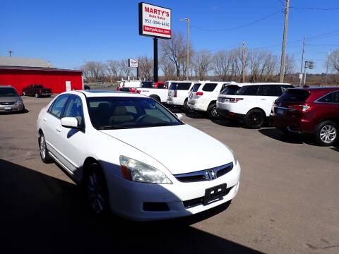 2007 Honda Accord for sale at Marty's Auto Sales in Savage MN