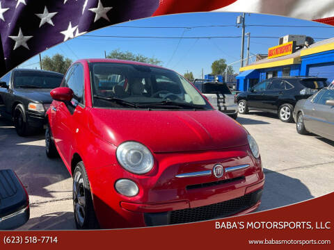 2015 FIAT 500 for sale at Baba's Motorsports, LLC in Phoenix AZ