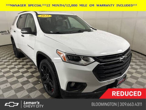 2021 Chevrolet Traverse for sale at Leman's Chevy City in Bloomington IL