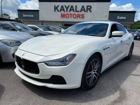 2014 Maserati Ghibli for sale at KAYALAR MOTORS in Houston TX
