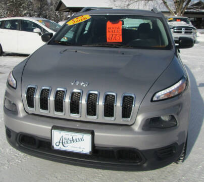 2016 Jeep Cherokee for sale at The AUTOHAUS LLC in Tomahawk WI