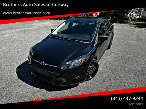 2012 Ford Focus for sale at Brothers Auto Sales of Conway in Conway SC