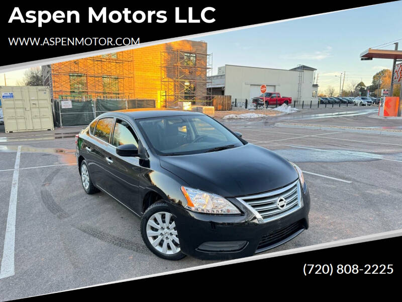 2015 Nissan Sentra for sale at Aspen Motors LLC in Denver CO