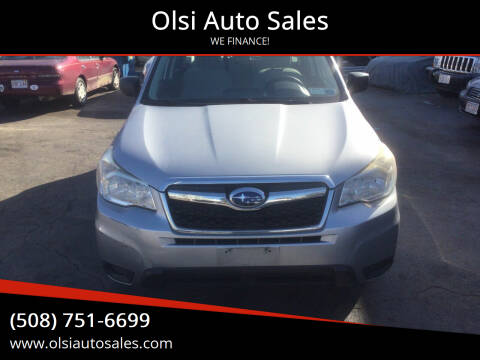 2014 Subaru Forester for sale at Olsi Auto Sales in Worcester MA