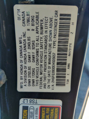 2014 Honda Civic EX-L