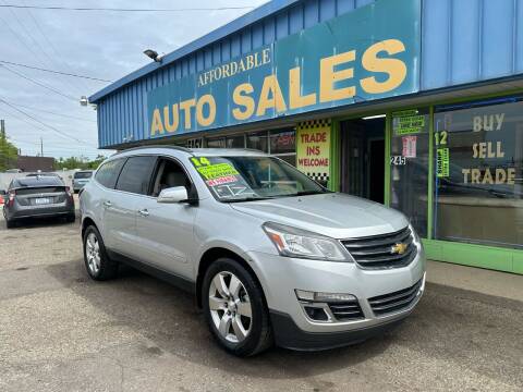 2014 Chevrolet Traverse for sale at Affordable Auto Sales of Michigan in Pontiac MI