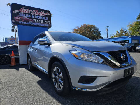 2017 Nissan Murano for sale at Auto Outlet Sales and Rentals in Norfolk VA