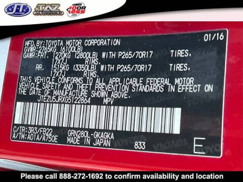 2016 Toyota 4Runner SR5