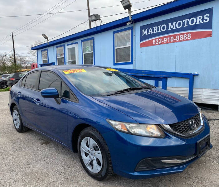 2014 Honda Civic for sale at Mario Motors in South Houston TX