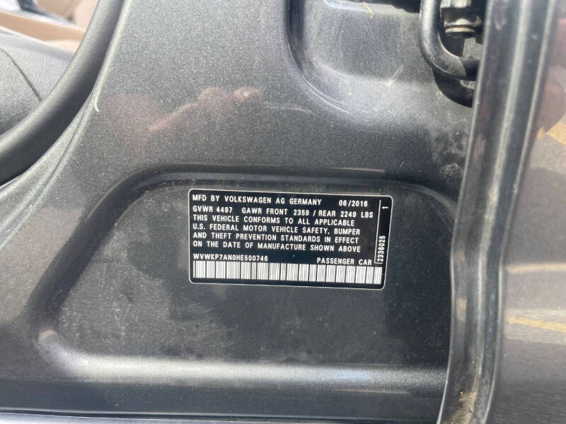 2017 Volkswagen CC 2.0T Sport PZEV