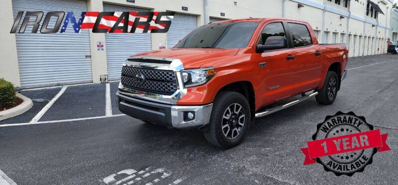 2018 Toyota Tundra for sale at IRON CARS in Hollywood FL
