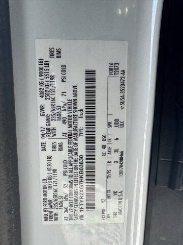 2017 Ford Transit 250