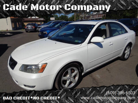 2007 Hyundai Sonata for sale at Cade Motor Company in Lawrenceville NJ