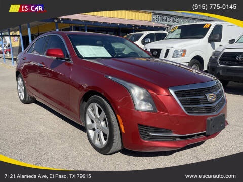 2015 Cadillac ATS for sale at Escar Auto - 9809 Montana Ave Lot in El Paso TX