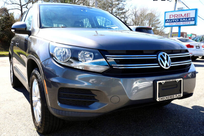 2016 Volkswagen Tiguan for sale at Prime Auto Sales LLC in Virginia Beach VA