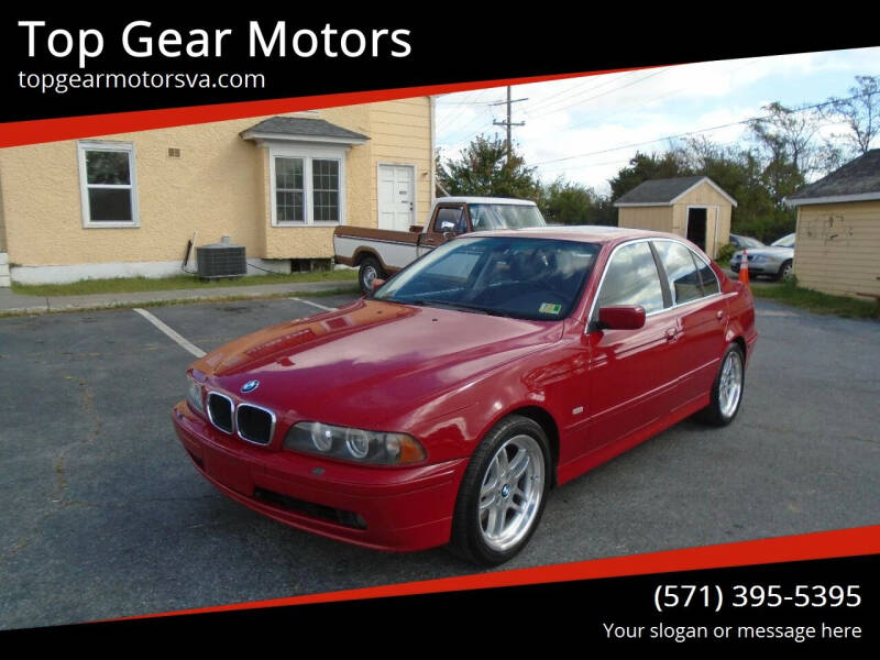 2003 BMW 5 Series for sale at Top Gear Motors in Winchester VA