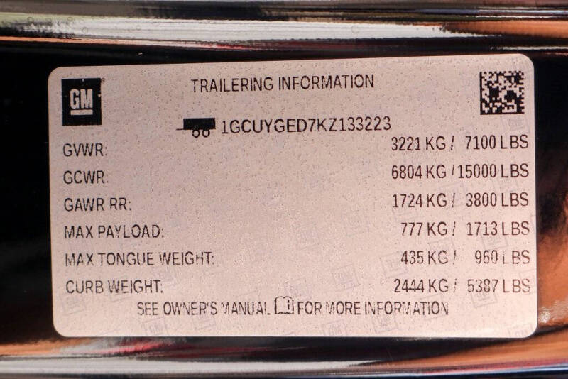 2019 Chevrolet Silverado 1500