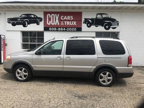 2005 Pontiac Montana SV6 for sale at Cox Cars & Trux in Edgerton WI