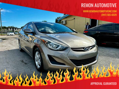 2014 Hyundai Elantra for sale at Remon Automotive in Saint Petersburg FL